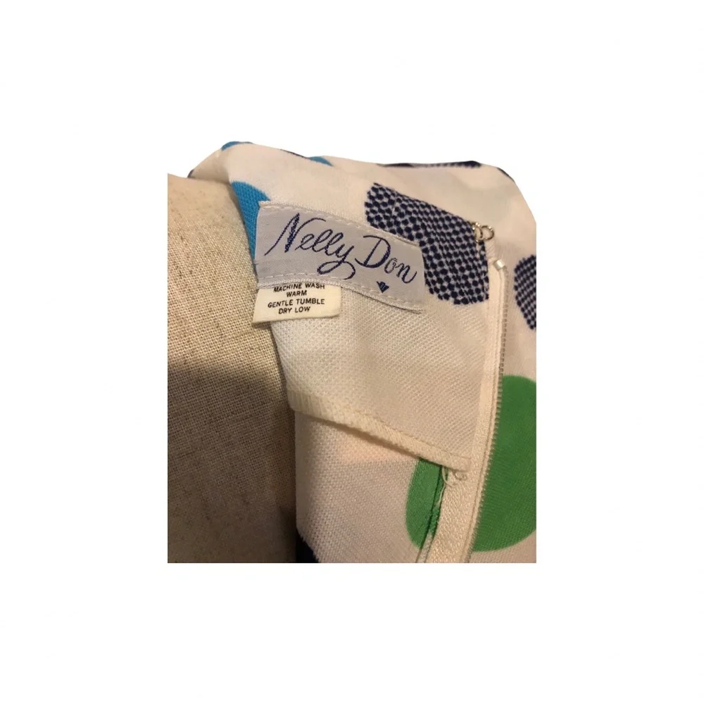 Vintage Polka Dot  Mini 70s Dress  with matching belt - Picture 5 of 5